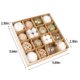 thumbnail image 3 of Christmas Decorations 6CM Plastic Electroplated Special-shaped Colorful Balls Christmas Ball Set Christmas Tree Pendant Pendant Decorative Ball, 3 of 7