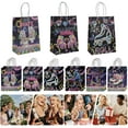 thumbnail image 4 of 48pcs Roller Skating Birthday Party Gift Bags, Snack & Candy Packaging Bags with Handles, Roller Skating Theme Party Decorations, Suitable for Birthday Parties, Valentine's Day, New Year's Eve, 4 of 8