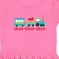thumbnail image 3 of Inktastic Love Train Girls Toddler Dress, 3 of 4