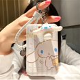 thumbnail image 3 of Llavero Kawaii Sanrio Cinnamoroll para mujer, tarjetero deslizante de perro de dibujos animados, tarjeta de comida para estudiantes, tarjeta de autobús, tarjeta de identificación, tarjetero de crédito, 3 of 3