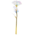 thumbnail image 4 of Transparent Rose Flower Stand Box Transparent Colored Roses Purple Rose Bloom Loveshaped Rose Bud Translucent Violet Rose Blossom Art Tool Sketch Boxes, 4 of 8