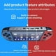 thumbnail image 4 of Consola de juegos con Joystick x7s, consola de juegos portátil PSP de pantalla grande, miniconsola arcade retro, 4 of 4