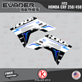 thumbnail image 3 of Kalair GFX Graphics Kit for Honda CRF250R (2018-2021) Evader Series, 3 of 5