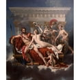 thumbnail image 2 of Jacques Louis David 12x14 Gold Ornate Wood Frame and Double Matted Museum Art Print Titled - Mars Being Disarmed by Venus (1824), 2 of 4