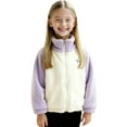 thumbnail image 3 of Rvasteizo Girls Jacket Sweet Fleece Zip Up Fleece Lined Light Warm Long Sleeve Coat for 1 to 10Years, 3 of 5