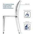 thumbnail image 2 of Heavenly Collection Clear Plastic Armless Chair, 2 of 9