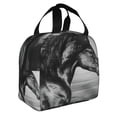 thumbnail image 2 of Fotbe Running Horse Bolsa Térmica con Estampado y Forro de Aluminio Grueso Bolsa de Almuerzo con Bolsillo Frontal para Hombres y Mujeres, Ideal para Trabajo, Escuela, 2 of 8