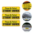 thumbnail image 6 of 5 Pieces Car Student Driver Sign Learner Stickers New Magnet, 6 of 8
