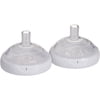 Baby Brezza Baby Bottle Replacement Parts - Stage 1, 2 Pack, White