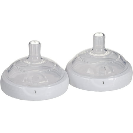 Baby Brezza Baby Bottle Replacement Parts - Stage 1, 2 Pack, White