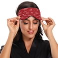thumbnail image 4 of IAUYY Sleep Mask, Super Soft Eye Masks with Adjustable Strap, Lightweight Comfortable Blindfold,Perfect Blocks Light for Men Women Candy Cane, 4 of 7