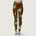thumbnail image 2 of Leggings de cintura alta Gibobby Impresión digital 3D Navidad Pantalones para Yoga Correr Gimnasio Gris M, 2 of 4
