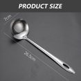 thumbnail image 2 of 4Pcs Stainless Steel Flatware Serving Utensils, Skimmer Slotted Spoon and Soup Ladle,[Rustproof, Heat Resistance,]Dishwasher Safe, 2 of 6