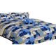 thumbnail image 2 of SAMIMPORT-2011 Juego de cama infantil de 6 piezas con diseño de dinosaurio azul cielo, tamaño individual, 2 of 3