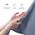 thumbnail image 5 of Martex 6-Piece 100% Ringspun Cotton Towel Set, Quick Dry Soft & Absorbent, Heather Blue, 5 of 8