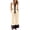 Beige, variant on gbyLJF Beach Vacation Set for Women Cotton Linen Summer Outfits Button Down Sleeveless Shirts & Wide Leg Pant Sets