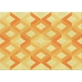 thumbnail image 1 of Ahgly Company Indoor Rectangle Patterned Chrome Gold Yellow Area Rugs, 4' x 6', 1 of 6