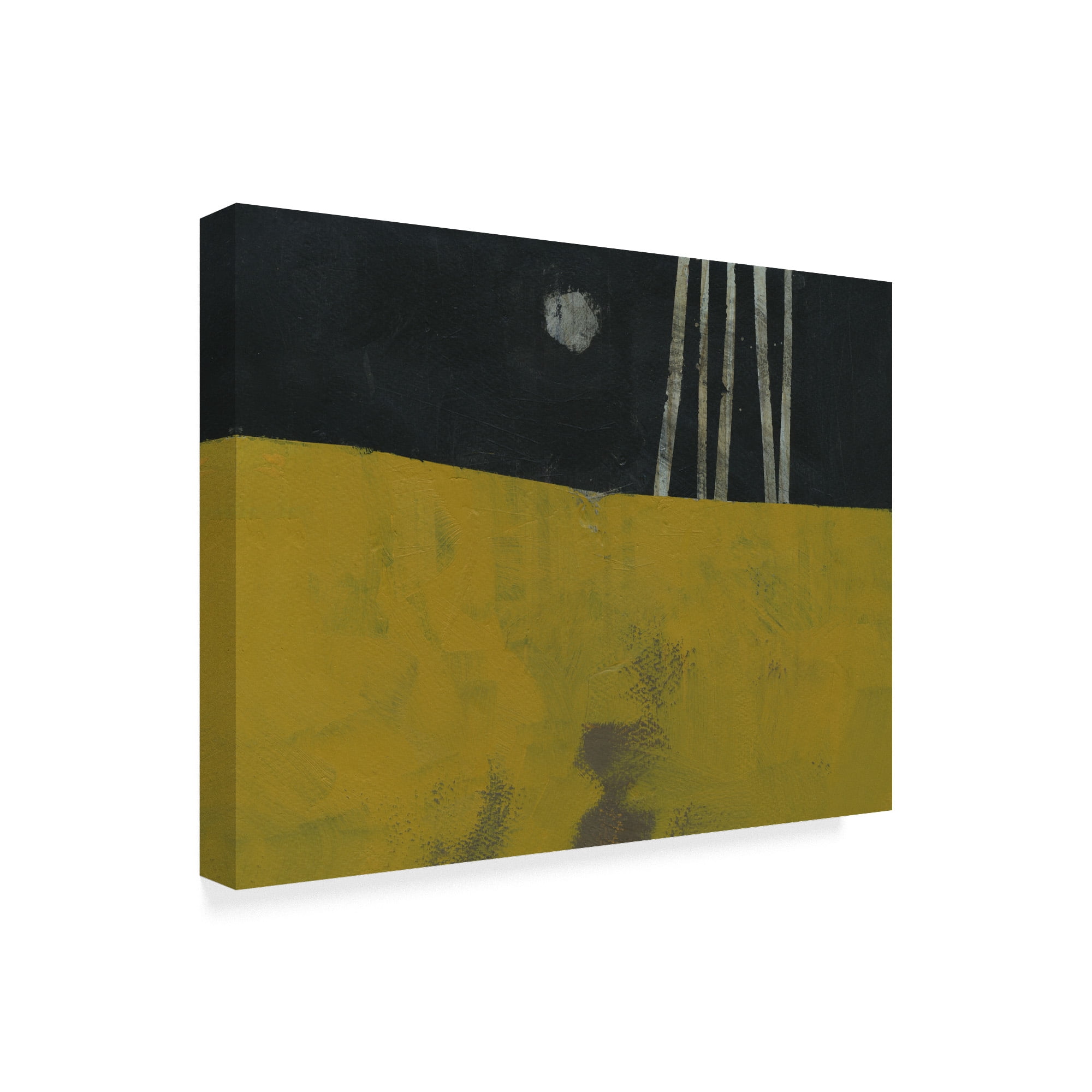 Trademark Fine Art 'Five Trunks and the Moon' Canvas Art by Paul Bailey