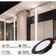 thumbnail image 2 of Foco LED empotrable, extraplano, 5w 500lumen equivalente a 50w incandescente, redondo ultrafino blanco frío 6000k, iluminación de techo empotrada de 230v, para baño, cocina, salón,, 2 of 5