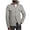 Gray, variant on Maoxin Jackets for Men Fashion Casual Trend Woolen-breasted Solid Color Long-sleeved Hoodless Casual Coat/jacket Black XL