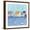 Brown Frame, variant on Art.com Boat House Row Art Print by Phyllis Adams, 16" x 16"