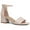 Nude Patent, variant on Sugar Womens Noelle Faux Leather Ankle Strap Heel Sandals