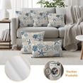 thumbnail image 5 of Outdoor Pillow Covers 20x20 Set of 2, Blue Beige Coastal Waterproof Patio Throw Pillow Covers for Couch Sofa Chair, Summer Beach Starfish Coral Nautical Rustic Pillowcases for Throw Pillows, 5 of 9