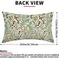 thumbnail image 3 of Green Plant Lumbar Pillow Covers 12X20 Inch Sage Green Botanical Fern Leaf Decorative Pillow Cases Spring Summer Vintage Floral Throw Pillows Set of 2 Farmhouse Home Decor for Sofa Couch Outdoor, 3 of 6