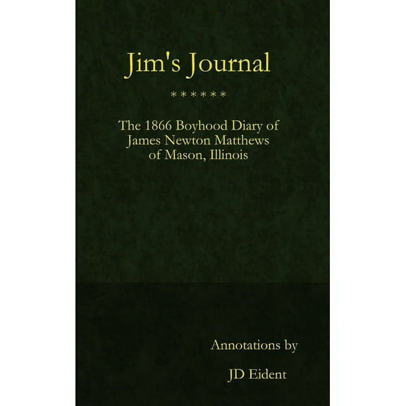 Jim's Journal, (Hardcover)
