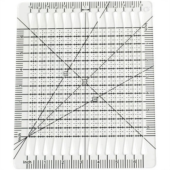 New Arrivals Quilt Cutting Ruler, 5 in 1 Ruler