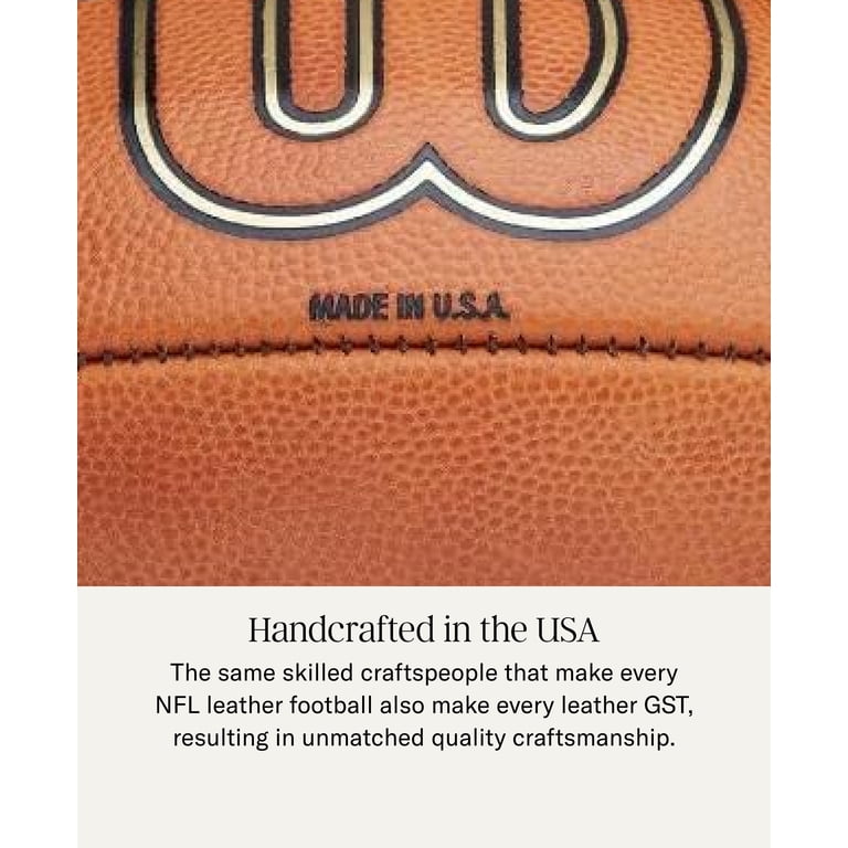 Wilson, Official Size Leather Game Football, 1003 for High School