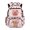 Strawberry & Bow Polka Dot Pattern, variant on Chririnla Kawaii 17 Inch Girls Backpack with Cute Mushroom Pattern, 600D Polyester Breathable Multi Pocket Bag for Elementary School