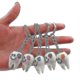 thumbnail image 2 of 10pcs Dental Teeth Shape Model, Tooth Key Chain, Cartoon Lovely Pendant, 2 of 3