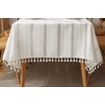 thumbnail image 1 of Manteles Xtellar Para Mesa Rectangular Decoracion Comedor 1.4*1.8m Color Blanco, 1 of 3