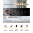 thumbnail image 5 of Eucalyptus Green Blackout Curtains, Light Blocking Print Window Curtains, Vintage Bottle Succulents Stripes Thermal Insulated Window Drapes for Living Room Kitchen Cafe 2 Panels, 104"W x 52"L, 5 of 9
