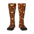 thumbnail image 1 of Fotbe Autumn Leaves Calcetas Divertidas Estampadas para Hombre y Mujer, Calcetas de Algodón hasta la Rodilla para Caminar, Correr, Enfermería y Embarazo, 1 of 6