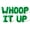 Green, variant on Letter Balloons - WHOOP IT UP 16" Inch Alphabet Letters Foil Mylar Balloon Bachelorette or Bridal Shower Party Banner (Gold)