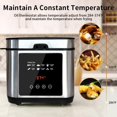 thumbnail image 5 of CUSIMAX Friteuses Électriques avec Thermostat à Huile de Panier, 5 of 5