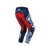 ONeal Element Warhawk Mens MX Offroad Pants Blue/Red 28 USA