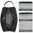 thumbnail image 6 of Travel Toiletry Bag Hanging Dopp Kit for Men, Makeup Bags for Women Traveling Shaving Bag for Toiletries Cosmetic Medicine Organizer, Black, 6 of 9