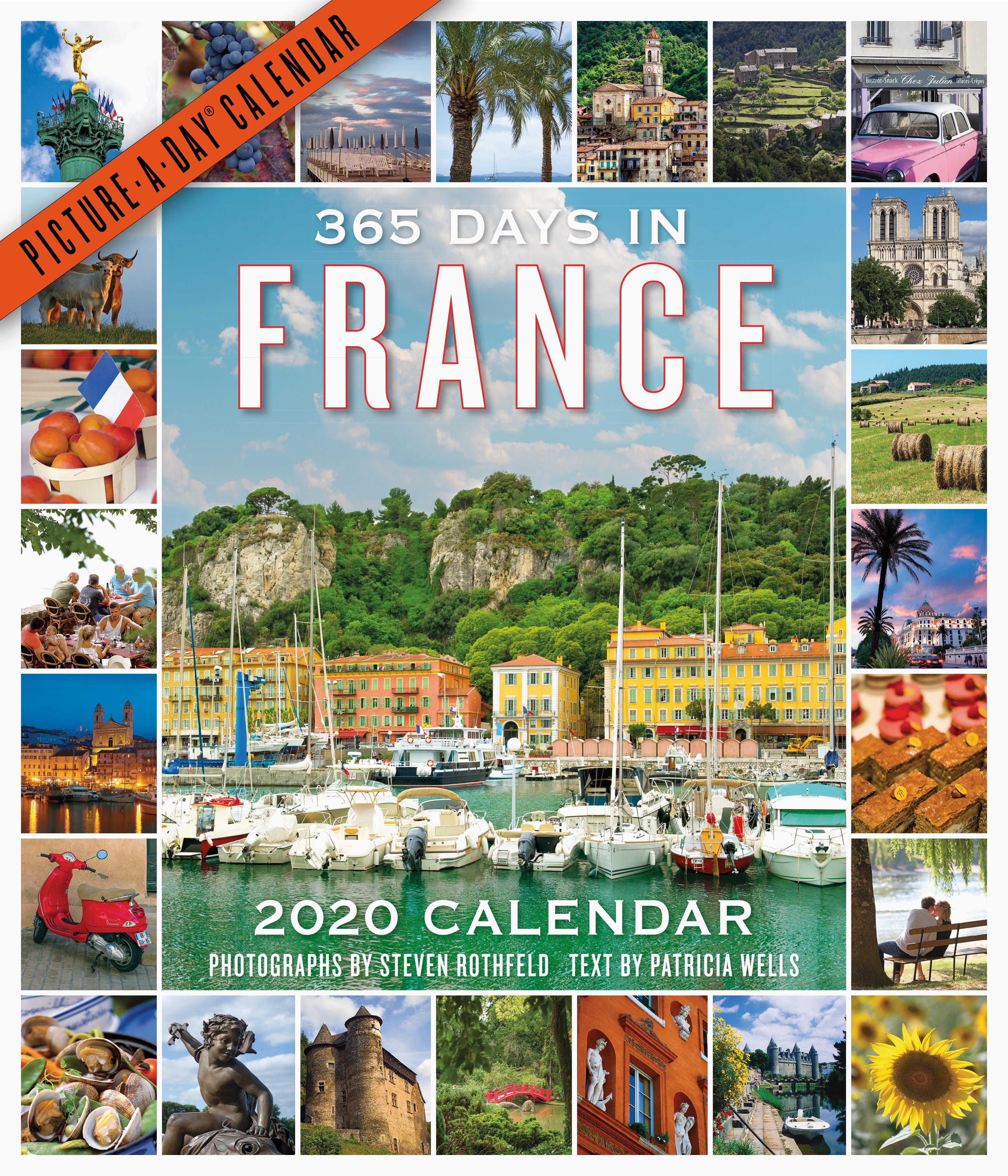 365 Days in France PictureADay Wall Calendar 2020 (Other) Walmart