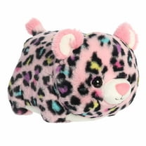 Aurora - Medium Adorable Stuffed Animal - 10.5" Priya Pink Leopard - Spudsters