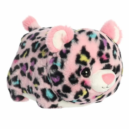 Aurora - Medium Adorable Stuffed Animal - 10.5" Priya Pink Leopard - Spudsters