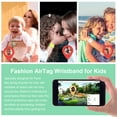 thumbnail image 4 of YUNOVA 2 Pack Kids Wristband for AirTag, Nylon Watch Band GPS Tracker Holder Protective Case Compatible with Apple Air Tag, Adjustable Anti-lost Bracelet for Toddler Baby Children Elders, 4 of 6