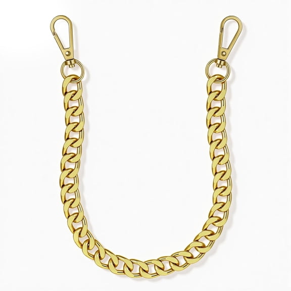 DESIGNICE Gold Purse Chain - 18'' Bag Charm Chain Replacement Antique Bag Extender Chains for Handbags Metal Crossbody Purse Strap Replacement Bag Accessories Antique Style Bag Charm Chain