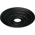 thumbnail image 3 of Ekena Millwork 17 5/8"OD X 3 5/8"ID X 1 7/8"P Orleans Ceiling Medallion (Fits Canopies up to 4 5/8"), Hand-Painted Steel Gray, 3 of 7