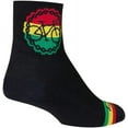 thumbnail image 2 of SockGuy Classic 3in Rasta Ride Cycling/Running Socks (Rasta Ride - L/XL), 2 of 2