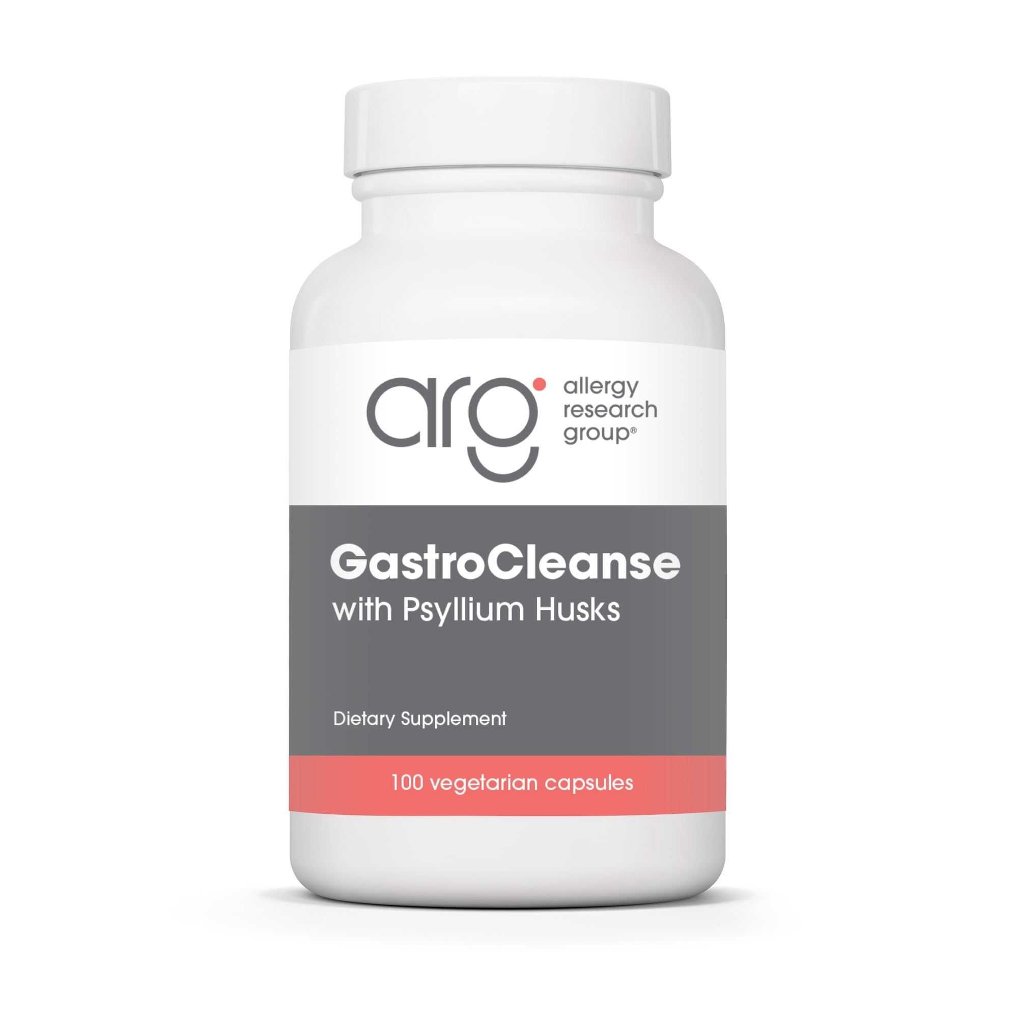 ARG GastroCleanse - Digestive Cleanse Supplement - Psyllium Fiber & Activated Charcoal Blend - Gut & Colon Support - Vegetarian - 25 Servings - 100 Capsules