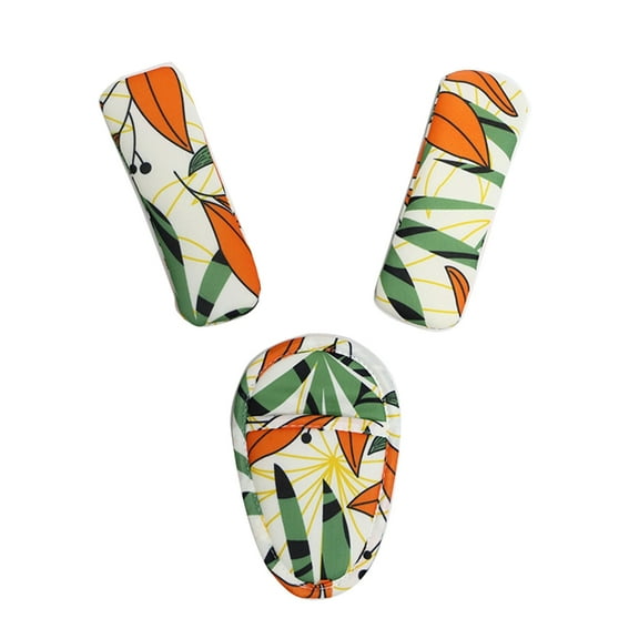 ZYHARUKO Soft & Lovely Shoulder Strap Covers Crotch Pad set Adjustable Shoulder Strap Protectors Easy to Clean for Strollers