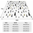 thumbnail image 4 of Throw Blanket 60x80 Inch,Winter Trees Christmas Cozy Soft Lightweight Fuzzy Flannel Blanket 80x60 Inch Suitable for Couch Bed Sofa Living Room in All Seasons, 4 of 6